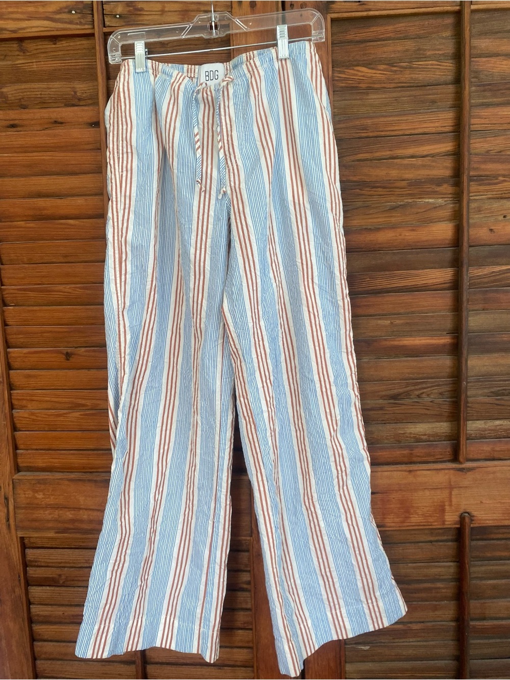 BDG Drawstring Striped Pants S